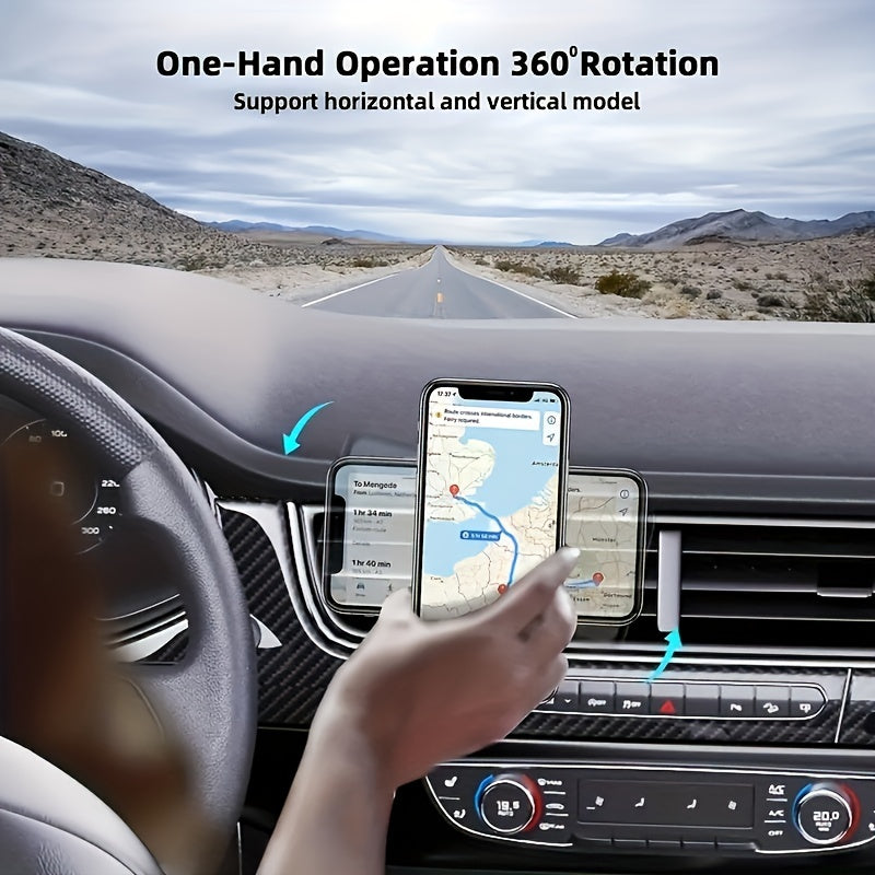 Car Mobile Phone Charger 15W Fast Charging Mobile Phone Holder With Magnetic Suction Function