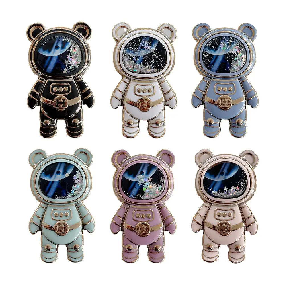 Cartoon Astronaut Stand Phone Holder Mobile Phone Stand Socket Mobile Phone Accessories Expanding Stand Phone Bracket