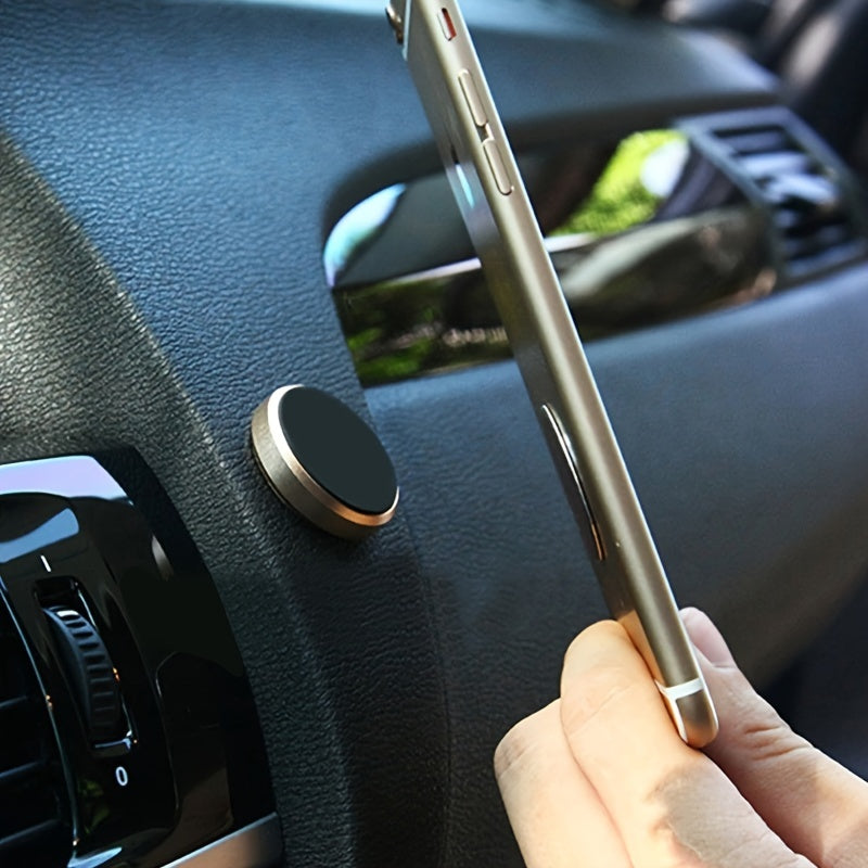 Multi-Purpose Mobile Phone Mount: Magnetic Suction Bracket - Securely Stick Your Phone Anywhere!