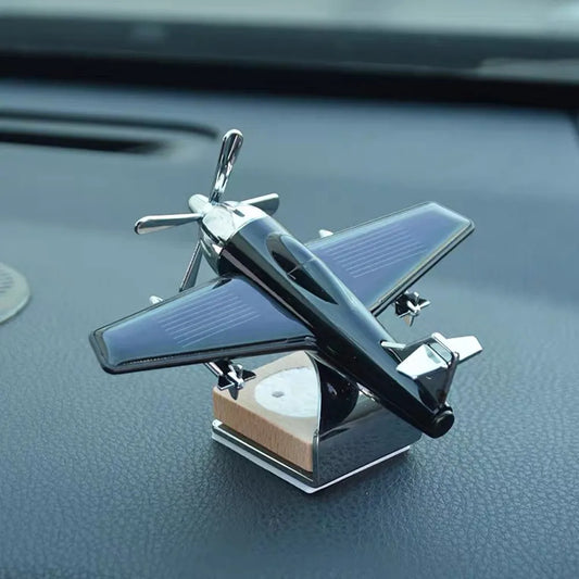 Car Air Freshener Solar Aircraft Decoration Mini Car Perfume Air Freshener Fragrance Car Airplane Ornament Car Accessories